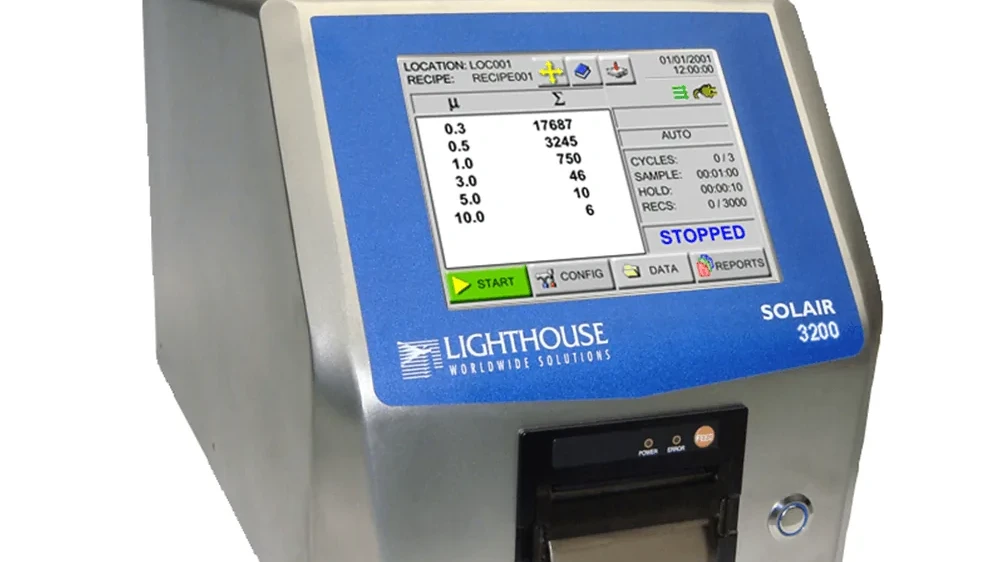 Imagem de um contador de partículas da linha Solair